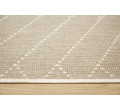 Šnúrkový obojstranný koberec Brussels 205311/10620 svetlobéžový / krémový