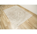 Šňůrkový oboustranný koberec Brussels 205527/10620 světle béžový / krémový