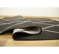 Šňůrkový oboustranný koberec Brussels 205628/10110 antracitový/krémový