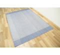 Šnúrkový obojstranný koberec Brussels 205664/10310 modrý / krémový 