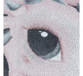 Dětský koberec Funny drak, růžový / šedý