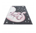 Detský koberec Kids Spiaci sloník ružový