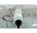 Dětský koberec Lima 9377C tyrkysový/šedý