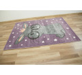 Dětský koberec Lima 9377C fialový / šedý