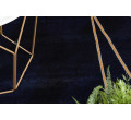 Koberec EMERALD exkluzívny 1022 glamour, styl geometrický granátový / zlatý