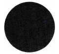 Kúpeľňový koberček SYNERGY glamour / lurex, čierny kruh