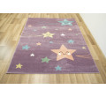 Detský koberec Lima 1296A Hviezdy orgovánový / modrý