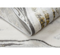 Koberec LIRA E1686 Abstrakce, strukturální, glamour - šedý / zlatý