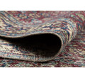 Ručne tkaný vlnený koberec Vintage 10009 rám / kvety, červený / modrý