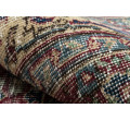 Ručně tkaný vlněný koberec Vintage 10009 rám / květy, červený / modrý