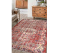 Ručně tkaný vlněný koberec Vintage 10251 ornament/květy, červený