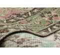 Ručne tkaný vlnený koberec Vintage 10534 ornament / kvety, béžový / zelený