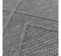 Šnúrkový koberec Patara aztécky sivý