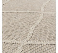 Šňůrkový koberec Patara romby béžový