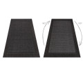 Šnúrkový koberec SIZAL TIMO 5000 čierny 