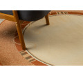 Koberec TOM. FIGARO Score terakota / béžový kruh