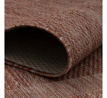 Šňůrkový koberec Relax ramka červený