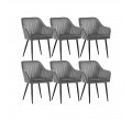 Set šiestich jedálenských stoličiek LDC087G03-6 (6 ks)