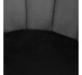Jedálenská stolička LANA zamatová čierna ALL 850047