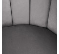 Jedálenská stolička LANA zamatová sivá 850023