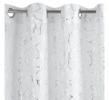 Hotová záclona ALISA bielo-strieborná - na priechodkách