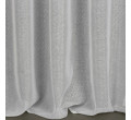 Hotová záclona LOARA bílo-stříbrná - na pásce
