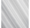 Hotová záclona SIBEL bílo-stříbrná - na pásce