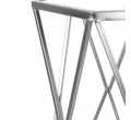 Kávový stolek GLAMOUR TBG2001-C stříbrná