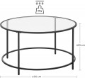 Kávový stolík LGT021B01
