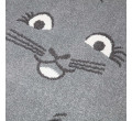 Detský koberec Anime 894 sivý