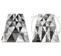 Koberec ALTER Nano Trojuholníky sivý