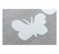 Koberec BCF ANNA Butterfly 2650 Motýle sivý