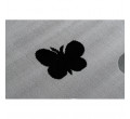 Koberec BCF ANNA Butterfly 2650 Motýli šedý / tmavě šedý