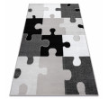 Koberec BCF ANNA Puzzle 3106 sivý