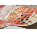 Koberec/ behúň protišmykový ANDRE 1270 Pomaranče, do kuchyne - ružový