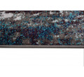 Koberec BRISTOL 1555A tmavě šedý / světle modrý