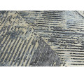 Koberec DE LUXE 2087 Jodelka Chevron vintage - zlatý / šedý