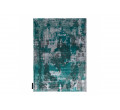Koberec DE LUXE 6827 Abstrakce, vintage - strukturální - zelený / šedý