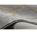 Koberec EMERALD exkluzívny 1010 glamour, styl kruhy sivý / zlatý