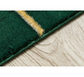 Koberec EMERALD exkluzivní 1012 glamour, styl geometrický, marmur lahvově zelený/zlatý