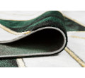Koberec EMERALD exkluzivní 1015 glamour, styl marmur, geometrický lahvově zelený/zlatý
