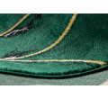 Koberec EMERALD exkluzivní 1016 glamour, styl art deco, marmur lahvově zelený / zlatý