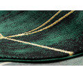 Koberec EMERALD exkluzivní 1022 glamour, styl geometrický, marmur lahvově zelený/zlatý