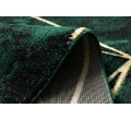 Koberec EMERALD exkluzívny 1022 glamour, styl geometrický, marmur  fľaškovo zelený / zlatý