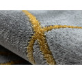 Koberec EMERALD exkluzivní 1022 kruh - glamour, marmur, geometrický šedý/zlatý