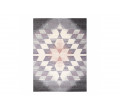 Koberec KAKE 25812757 Geometric Romby 3D fiolet/sivý/ružový