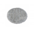 Koberec Love shaggy stříbrný 120 cm kruh