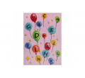 Koberec PLAY Balóny písmenká G3548-3 ružový