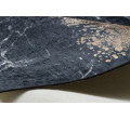 Koberec protiskluzový ANDRE 1124 Marmur - černý