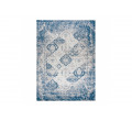 Koberec protišmykový ANDRE 1819C Rozeta, vintage - béžový / modrý